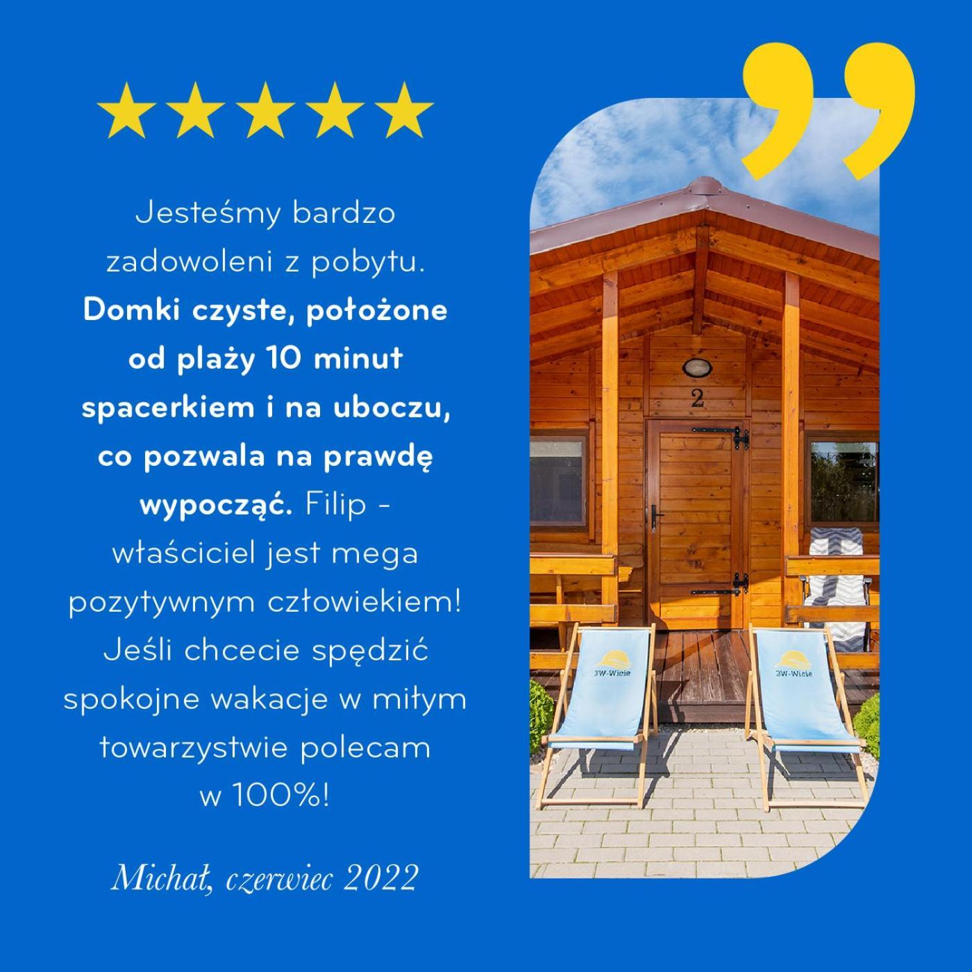 Domki 3W Wicie Wicie  Eksteriør billede